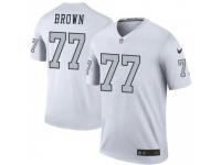 Legend Vapor Untouchable Men's Trent Brown Oakland Raiders Nike Color Rush Jersey - White