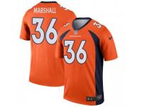 Legend Vapor Untouchable Men's Trey Marshall Denver Broncos Nike Jersey - Orange