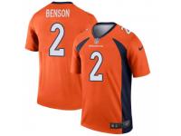 Legend Vapor Untouchable Men's Trinity Benson Denver Broncos Nike Jersey - Orange