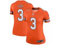 Legend Vapor Untouchable Women's Drew Lock Denver Broncos Nike Color Rush Jersey - Orange