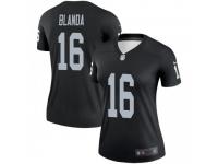 Legend Vapor Untouchable Women's George Blanda Oakland Raiders Nike Jersey - Black