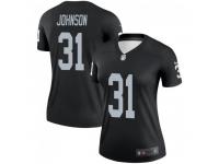 Legend Vapor Untouchable Women's Isaiah Johnson Oakland Raiders Nike Jersey - Black
