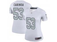 Legend Vapor Untouchable Women's Jason Cabinda Oakland Raiders Nike Color Rush Jersey - White
