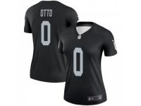 Legend Vapor Untouchable Women's Jim Otto Oakland Raiders Nike Jersey - Black