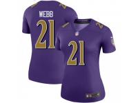 Legend Vapor Untouchable Women's Lardarius Webb Baltimore Ravens Nike Color Rush Jersey - Purple