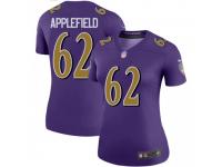 Legend Vapor Untouchable Women's Marcus Applefield Baltimore Ravens Nike Color Rush Jersey - Purple