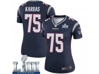 Legend Vapor Untouchable Women's Ted Karras New England Patriots Nike Super Bowl LIII Jersey - Navy