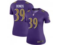 Legend Vapor Untouchable Women's Terrell Bonds Baltimore Ravens Nike Color Rush Jersey - Purple