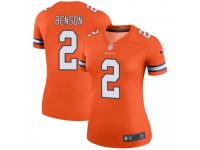 Legend Vapor Untouchable Women's Trinity Benson Denver Broncos Nike Color Rush Jersey - Orange