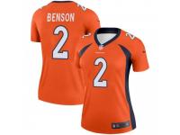 Legend Vapor Untouchable Women's Trinity Benson Denver Broncos Nike Jersey - Orange