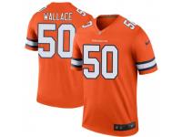 Legend Vapor Untouchable Youth Aaron Wallace Denver Broncos Nike Color Rush Jersey - Orange