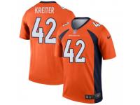 Legend Vapor Untouchable Youth Casey Kreiter Denver Broncos Nike Jersey - Orange