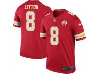 Legend Vapor Untouchable Youth Chase Litton Kansas City Chiefs Nike Color Rush Jersey - Red
