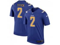 Legend Vapor Untouchable Youth Easton Stick Los Angeles Chargers Nike Color Rush Jersey - Royal