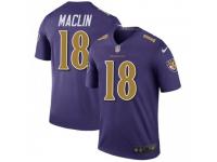 Legend Vapor Untouchable Youth Jeremy Maclin Baltimore Ravens Nike Color Rush Jersey - Purple