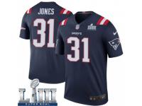 Legend Vapor Untouchable Youth Jonathan Jones New England Patriots Nike Color Rush Super Bowl LIII Jersey - Navy