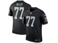 Legend Vapor Untouchable Youth Kolton Miller Oakland Raiders Nike Jersey - Black