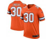 Legend Vapor Untouchable Youth Phillip Lindsay Denver Broncos Nike Color Rush Jersey - Orange