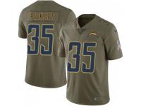 Limited Men's Adarius Pickett Los Angeles Chargers Nike 2017 Salute to Service Jersey - Green