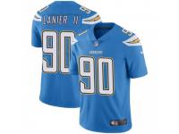 Limited Men's Anthony Lanier II Los Angeles Chargers Nike Powder Vapor Untouchable Alternate Jersey - Blue