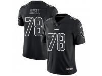 Limited Men's Art Shell Oakland Raiders Nike Jersey - Black Impact Vapor Untouchable