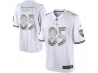 Limited Men's Charles Scarff Baltimore Ravens Nike Platinum Jersey - White