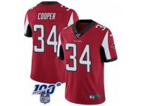 Limited Men's Chris Cooper Atlanta Falcons Nike 100th Vapor Jersey - Red