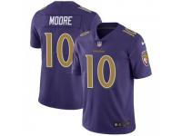 Limited Men's Chris Moore Baltimore Ravens Nike Color Rush Vapor Untouchable Jersey - Purple