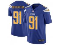 Limited Men's Cortez Broughton Los Angeles Chargers Nike Color Rush Vapor Untouchable Jersey - Royal