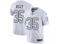 Limited Men's Curtis Riley Oakland Raiders Nike Color Rush Jersey - White