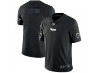 Limited Men's Custom Los Angeles Rams Nike Jersey - Black Impact Vapor Untouchable