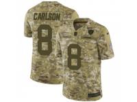 Limited Men's Daniel Carlson Oakland Raiders Nike 2018 Salute to Service Jersey - Camo