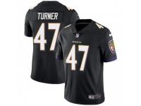 Limited Men's De'Lance Turner Baltimore Ravens Nike Alternate Vapor Untouchable Jersey - Black