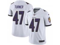 Limited Men's De'Lance Turner Baltimore Ravens Nike Vapor Untouchable Jersey - White