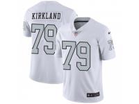 Limited Men's Denver Kirkland Oakland Raiders Nike Color Rush Jersey - White