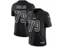 Limited Men's Denver Kirkland Oakland Raiders Nike Jersey - Black Impact Vapor Untouchable