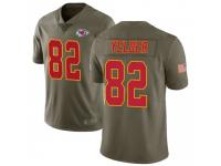 Limited Men's Deon Yelder Kansas City Chiefs Nike 2017 Salute to Service Jersey - Green