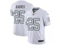 Limited Men's Erik Harris Oakland Raiders Nike Color Rush Jersey - White