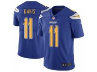 Limited Men's Geremy Davis Los Angeles Chargers Nike Color Rush Vapor Untouchable Jersey - Royal