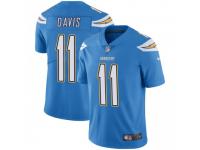 Limited Men's Geremy Davis Los Angeles Chargers Nike Powder Vapor Untouchable Alternate Jersey - Blue