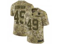 Limited Men's James Cowser Oakland Raiders Nike 2018 Salute to Service Jersey - Camo