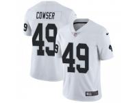 Limited Men's James Cowser Oakland Raiders Nike Vapor Untouchable Jersey - White