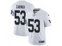 Limited Men's Jason Cabinda Oakland Raiders Nike Vapor Untouchable Jersey - White