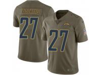 Limited Men's Jaylen Watkins Los Angeles Chargers Nike 2017 Salute to Service Jersey - Green