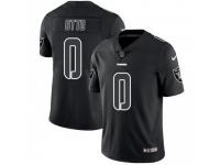 Limited Men's Jim Otto Oakland Raiders Nike Jersey - Black Impact Vapor Untouchable