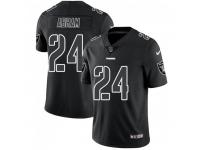 Limited Men's Johnathan Abram Oakland Raiders Nike Jersey - Black Impact Vapor Untouchable