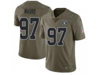 Limited Men's Josh Mauro Oakland Raiders Nike 2017 Salute to Service Jersey - Green