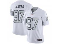 Limited Men's Josh Mauro Oakland Raiders Nike Color Rush Jersey - White