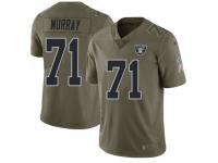 Limited Men's Justin Murray Oakland Raiders Nike 2017 Salute to Service Jersey - Green