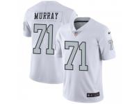 Limited Men's Justin Murray Oakland Raiders Nike Color Rush Jersey - White